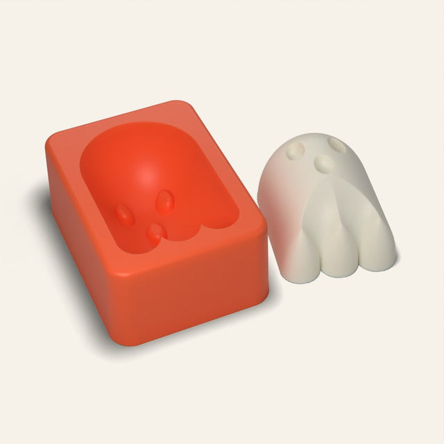 Ghost Candle Mold, 3D render