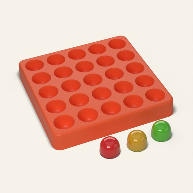 Gumdrop Mold, 25 Cavity, 3D render