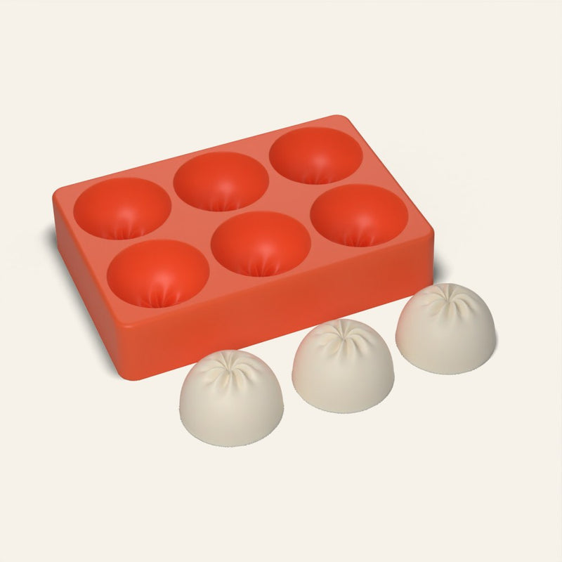 Large Dumpling Mold, 6 Cavity