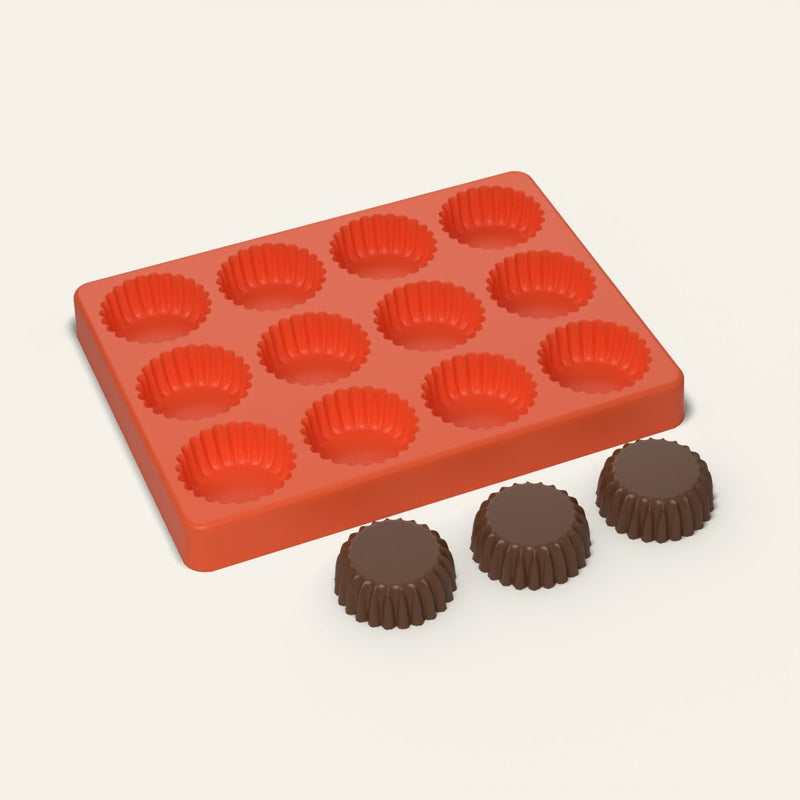 Peanut Butter Cup Mold, 12 Cavity